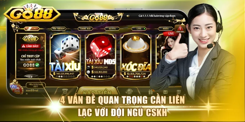 4 vấn đề quan trọng cần liên lạc với đội ngũ CSKH