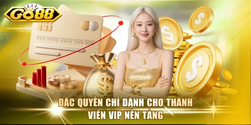 Đặc quyền chỉ dành cho thành viên VIP nền tảng