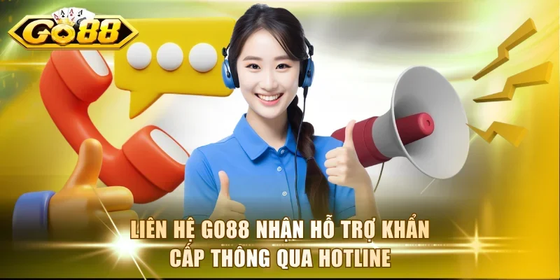 Liên hệ Go88 nhận hỗ trợ khẩn cấp thông qua Hotline