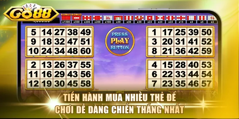 Tiến hành mua nhiều thẻ để chơi dễ dàng chiến thắng nhất