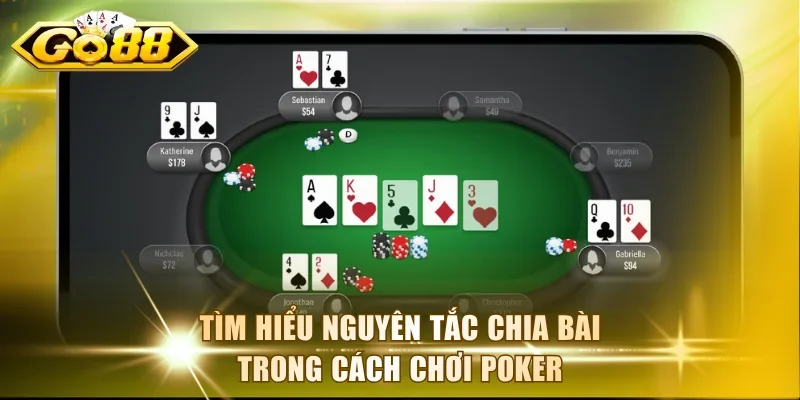 Tìm hiểu nguyên tắc chia bài trong cách chơi Poker